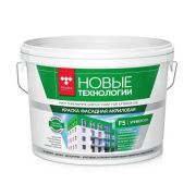 Краска ВД-АК F5 Новые технологии фасадная с/белая 3кг