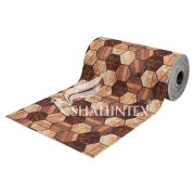 Коврик влаговпитывающий ШАХИНТЕКС DIGITAL PRINT (19) Паркет 60х120 коричневый