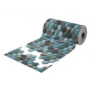 Коврик-дорожка ШАХИНТЕКС DIGITAL PRINT (16) Куб 120х1500 сине-зеленый