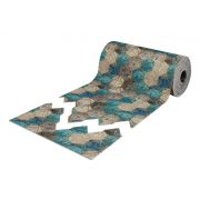 Коврик-дорожка ШАХИНТЕКС DIGITAL PRINT (21) Соты 100х1500 серо-голубой