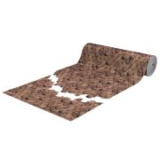 Коврик-дорожка ШАХИНТЕКС DIGITAL PRINT (26) Соты 3D Геометрия 100х1500 мокко