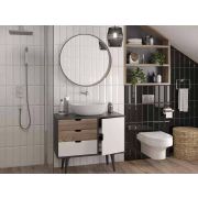 Плитка настенная METRO black wall 01 - 10x30