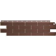 Панель фасадная StainDorf Кирпич коричневый со швом 1184*320*20мм 20 шт/7,58кв.м./уп